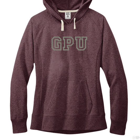 Maroon Heather - FRONT