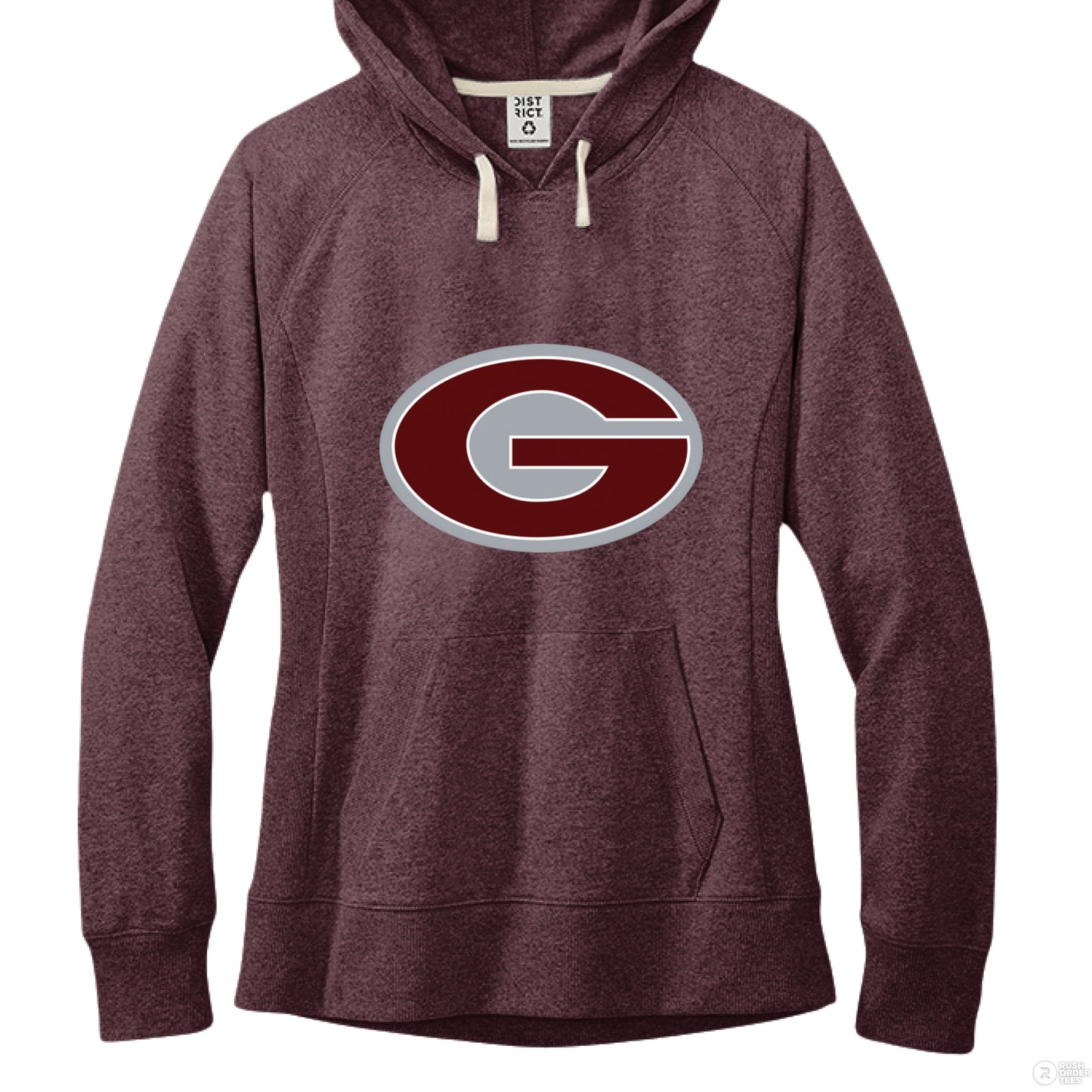Maroon Heather - FRONT